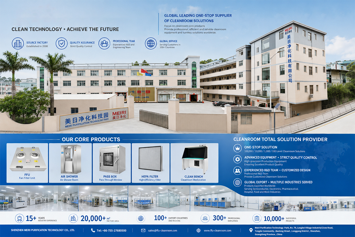 Shenzhen Meiri Purification Technology Co., Ltd. linea di produzione in fabbrica