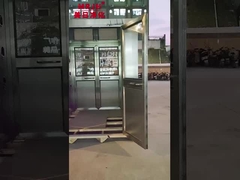 Doccia d'aria per pallet certificata GMP.