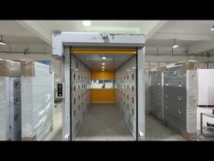 Doccia ad aria a porta rotante ad alta velocità con sensori di filtrazione e sicurezza HEPA 99,995%