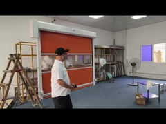 Porte industriali ad alta frequenza. Porte a prova di polvere e isolante termico.