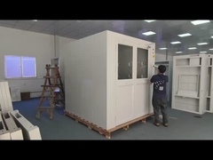 Passaggio merci a doppia porta verniciato a polvere anticorrosione / Doccia d'aria