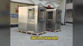 Soluzione per camere bianche in acciaio GMP Pharma Air Shower 304