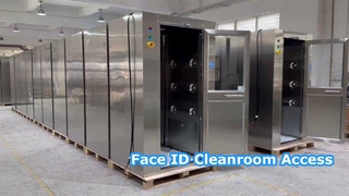 Doccia ad aria a porta scorrevole ad accesso intelligente con riconoscimento facciale