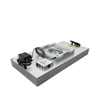 Ventilatore FFU HEPA in acciaio inossidabile con velocità dell'aria da 0,45 a 0,75 m/s e garanzia del motore di 5 anni per le sale pulite