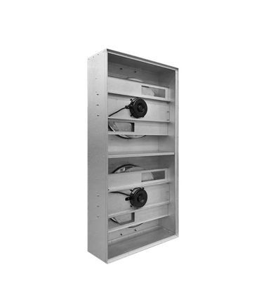 Unità di filtro per ventilatori in acciaio inossidabile con velocità dell'aria HEPA di 0,45-0,75 m/s e dimensioni personalizzabili per la stanza pulita