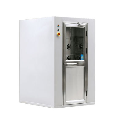 Piccola doccia modulare con timer regolabile da 0 a 99 e angolo di flusso d'aria a 360° per apparecchiature per sale pulite farmaceutiche