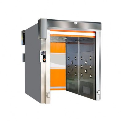 Sala doccia ad aria per carico intelligente da 3000 W con piastra in acciaio rivestita in polvere SUS304 e tempo di doccia ad aria regolabile da 0-99s