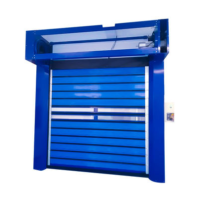 Porta a rulli anti-esplosione in acciaio inossidabile con occhi elettrici di sicurezza e rivestimento francese in PVC a doppio lato