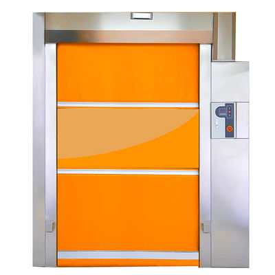 Porta a rulli anti-esplosione in acciaio inossidabile con occhi elettrici di sicurezza e rivestimento francese in PVC a doppio lato