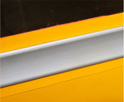 Porta a rulli anti-esplosione in acciaio inossidabile con occhi elettrici di sicurezza e rivestimento francese in PVC a doppio lato