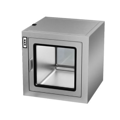 304 acciaio inossidabile Compatto Flat Door Pass Box 600x600x600mm
