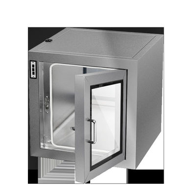 304 acciaio inossidabile Compatto Flat Door Pass Box 600x600x600mm