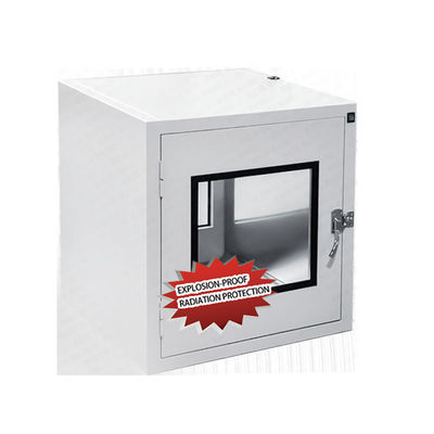 Pass Box per camera bianca in acciaio inossidabile antideflagrante con interblocco meccanico per trasferimento dinamico
