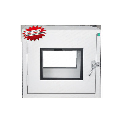 Pass Box per camera bianca in acciaio inossidabile antideflagrante con interblocco meccanico per trasferimento dinamico