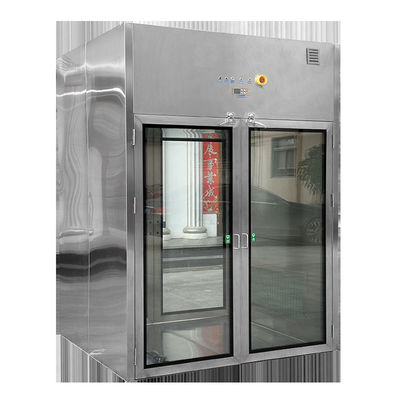 scatola di passaggio a doppia porta per carico accesso aria doccia scatola di passaggio per industria alimentare industria di trasformazione led fabbriche di elettronica