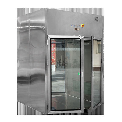 scatola di passaggio a doppia porta per carico accesso aria doccia scatola di passaggio per industria alimentare industria di trasformazione led fabbriche di elettronica