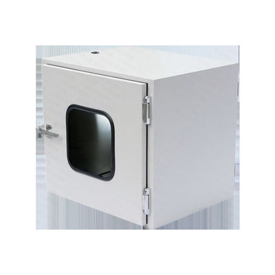 ISO 10 UV Light Laminar Flow Pass Box per la finestra di trasferimento della stanza pulita con connessione senza soluzione di continuità