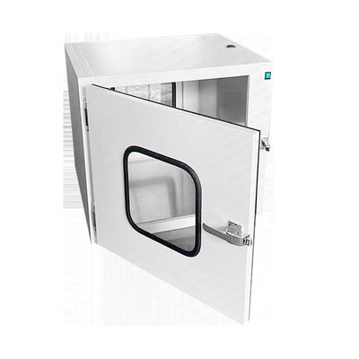 ISO 10 UV Light Laminar Flow Pass Box per la finestra di trasferimento della stanza pulita con connessione senza soluzione di continuità