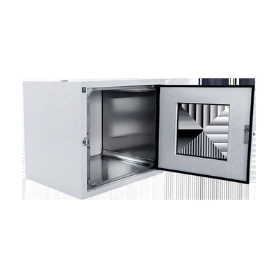 Single Gmp Embedded Static Pass Box Window Mechanical Interlock Per l'industria alimentare / ospedale