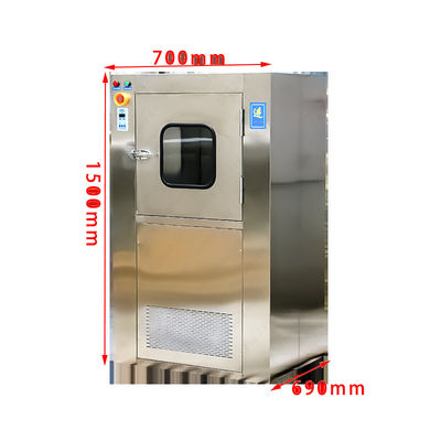 MRJH Single Story Porta piatta Controllo manuale Interlock Interno Esterno Tutto in acciaio inossidabile Air doccia Pass Box