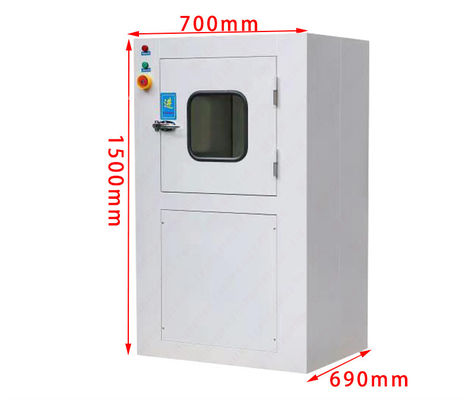MRJH Single Story Controllo Manuale Interlock Porta Esteriore Lank Finish Cold Rolled Sheet Interno Ss. Doccia d'aria Pass Box