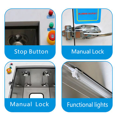 MRJH Single Story Controllo Manuale Interlock Porta Esteriore Lank Finish Cold Rolled Sheet Interno Ss. Doccia d'aria Pass Box