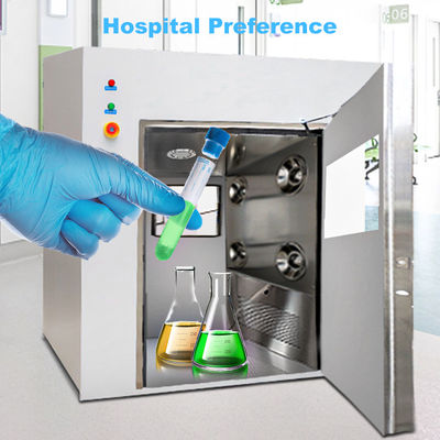 Scatola di passaggio per la stanza pulita UV OEM / ODM accettabile M-RCDC600F