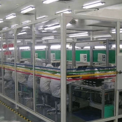 Sistema di camera pulita modulare portatile con porte di vetro e design personalizzabile per l'industria medica e alimentare