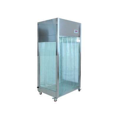 Cabina di campionamento GMP portatile con piastra in acciaio SUS304/verniciata a polvere e pulizia Classe 10000 per velocità del vento regolabile