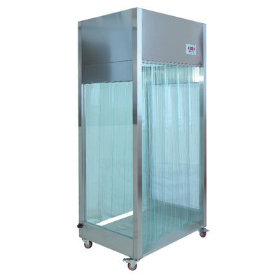 Cabina di campionamento GMP portatile con piastra in acciaio SUS304/verniciata a polvere e pulizia Classe 10000 per velocità del vento regolabile