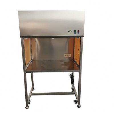 Banco pulito in acciaio inossidabile 304 con velocità dell'aria di 0,75 m/s e cappa a flusso laminare con livello di rumore di 46-58 dB