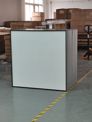 OEM Filtro Hepa ad alto flusso H13 H14 U15 U16 Rimozione delle particelle Filtro d'aria a basso rumore