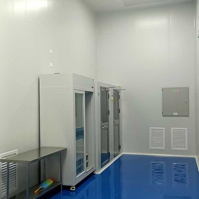 Sala pulita modulare personalizzata con approvvigionamento di aria fresca, classe 1000-1000000, e conformità ISO5-ISO9 per la lavorazione alimentare