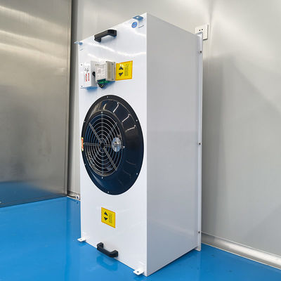 Unità di filtro FFU staccabile con vernice a piastra fredda e acciaio inossidabile 304 per sistemi di depurazione delle stanze pulite con velocità dell'aria HEPA 0,45-0,75 m/s