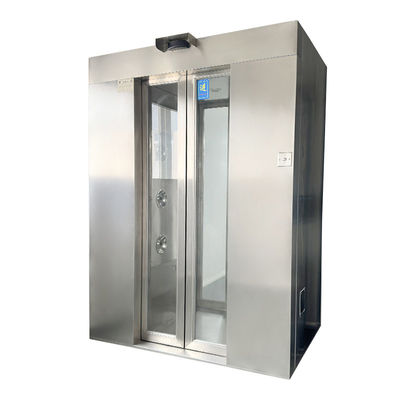 Doccia ad aria con porta scorrevole automatica con acciaio inossidabile 201 e design compatto per la decontaminazione delle stanze pulite