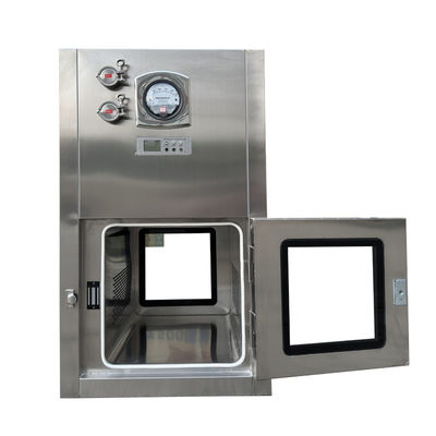 Scatola di passaggio laminare certificata GMP 304 acciaio inossidabile 1200x1070x1600mm di grado farmaceutico