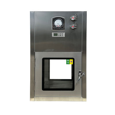Box di passaggio laminare certificato ISO. HEPA H14 & 304 Acciaio. Trasferimento pulito farmaco/elettronica.