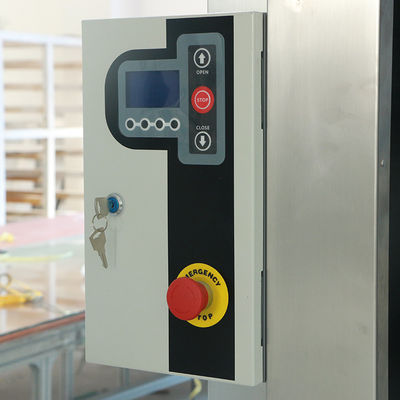 Prodotti in acciaio inossidabile Sala doccia a aria con tenda in PVC ignifuge e auto-pulita DIN75200 per l'ingresso in camera pulita