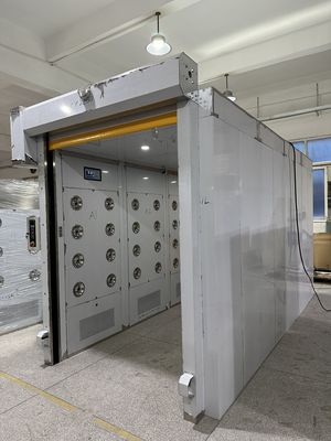 Sala doccia anti-collizione con sensori radar e certificazione DIN75200 a prova di fuoco
