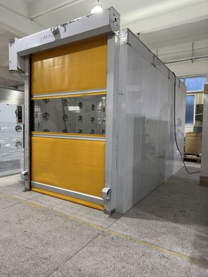 Prodotti in acciaio inossidabile Sala doccia a aria con tenda in PVC ignifuge e auto-pulita DIN75200 per l'ingresso in camera pulita