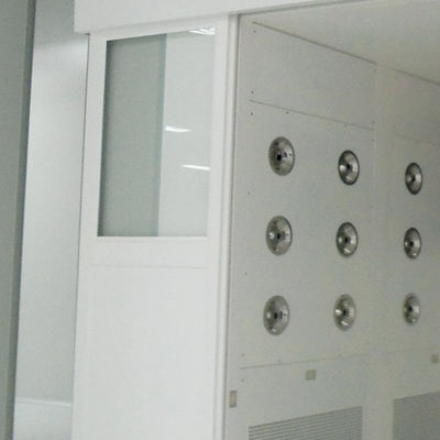 Doccia d'aria a porta scorrevole automatica con design antincolisione radar a prova di fuoco DIN75200 e conformità ISO 14644-1