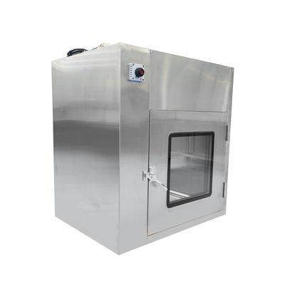 Fenestra di trasferimento di flusso laminare a prova di esplosione. Purificazione al 99,999%. Materiale pericoloso passa attraverso le sale pulite chimiche, farmaceutiche e GMP.