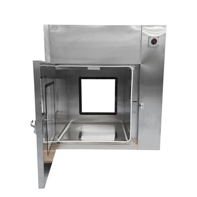Fenestra di trasferimento di flusso laminare a prova di esplosione. Purificazione al 99,999%. Materiale pericoloso passa attraverso le sale pulite chimiche, farmaceutiche e GMP.