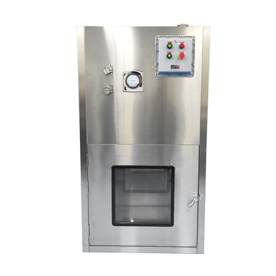 Fenestra di trasferimento di flusso laminare a prova di esplosione. Purificazione al 99,999%. Passaggio sicuro GMP Pharma & Chemical.