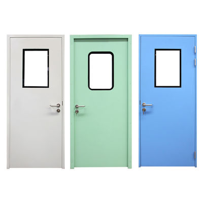 Porta in acciaio igienico cleanroom con dimensioni personalizzate e sigillo ermetico per applicazioni industriali