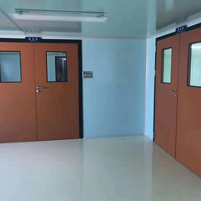 Porte in acciaio a doppia oscillazione per la stanza pulita. Disegno resistente al traffico. Certificato FDA/CE.