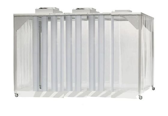 Sala pulita modulare personalizzabile con filtrazione HEPA e conformità ISO 8 per applicazioni industriali