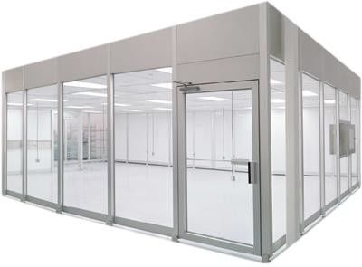 Booth per la stanza pulita conforme alla norma ISO 14644-1 con struttura in alluminio e controllo del flusso d'aria regolabile