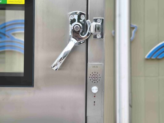 Cassa di passaggio a tre strati meccanicamente interconnessa con sterilizzazione UV ultra-sicura