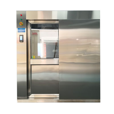 Doccia d'aria intelligente con porta scorrevole e riconoscimento facciale | Sistema di decontaminazione del personale senza contatto